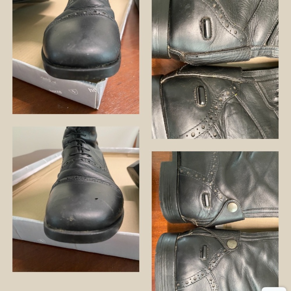 Horze Equestrian English Riding Boots Genuine Leather Sz42R - EU (10R-USA) - Picture 17 of 17